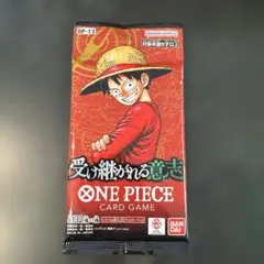 ONE PIECE 受け継がれる意志 新品未開封 1パック6枚入