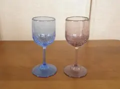 琉球ガラス　ワイングラス２個セット