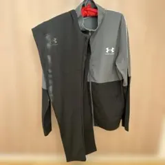 Under Armour グレー/ブラック ジャージ上下セット