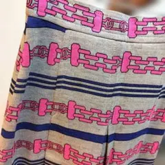 昭和　プリーツスカート ピンク　レトロ