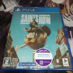 新品未開封PS4用ソフトSaints Row (セインツロウ)初回封入特典付き
