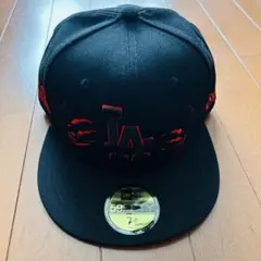 ニューエラ　ロサンゼルスドジャースキャップ　59FIFTY 黒赤