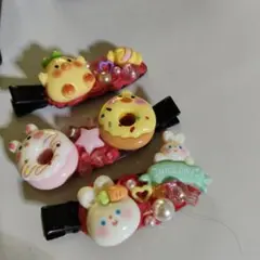 選べる！カラフルキャラクターのヘアクリップ