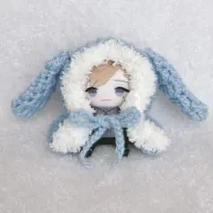 にじぱぺっと　着ぐるみ　ポンチョ　ウサ耳　ぬい服　10cmぬい　ぱぺ服