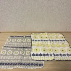 【新品未使用】花柄ハンカチ2枚セット