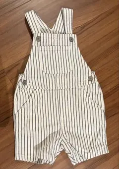 baby GAP ストライプオーバーオール 12-18ヶ月