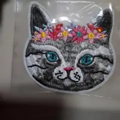 アップリケ　　猫