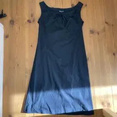 COMME CA DU MODE 黒 ノースリーブ ワンピース M