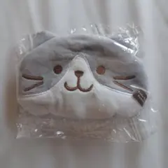 猫顔ポーチ グレー