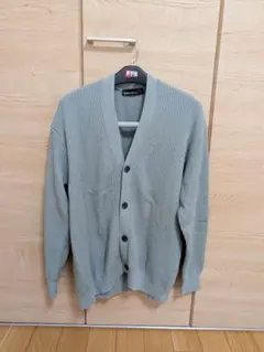 【UNITED ARROWS】コットン ナイロン アゼ Vネック カーディガン