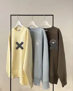 新品未使用 rosymonster rosy 3L sweat ライトブルー