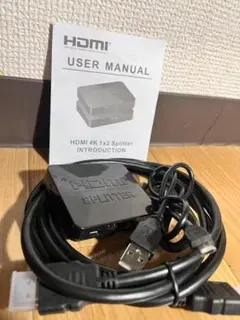 HDMI スプリッター 1入力2出力 4K 30Hz 1x2 分配器sv