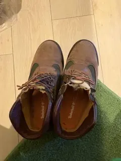 Timberland ブラウン・グリーン ハイカットブーツ