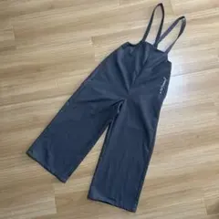 jennilove サロペットワイドパンツグレー140