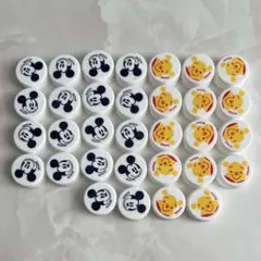 ペットボトルの蓋　キャップ　プーさん　ミッキー