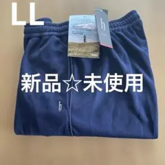 新品☆未使用☆紳士LL薄地ジャージ☆ネイビー・紺・軽量・UV・長ズボン・パンツのサムネイル