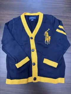 Polo Ralph Lauren カーディガン 3T ネイビー/イエロー