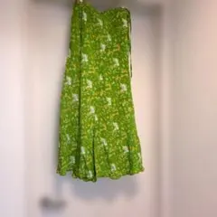 ロンハーマン　花柄ロングスカート　グリーンのサムネイル