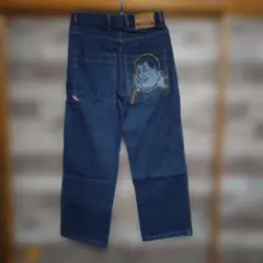 激レアビンテージ】PLATINUM FUBU のインディゴデニムパンツ W30 