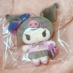 【匿名配送】サンリオ　サンリオ学園　きらめき部　マスコット　ぬいぐるみ　クロミ