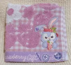 ダッフィー＆フレンズ　ハートフェルトストロベリーギフト　ハンドタオル　ばら売り