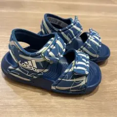 adidas ベビー　サンダル　ブルー　12cm〜12.5cm