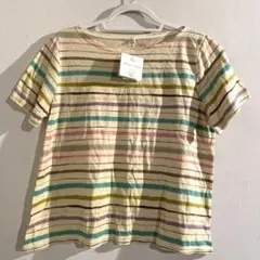 AKI × ehkä söpö マルチボーダー Tシャツ M