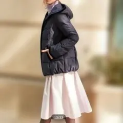 TOCCA 黒 フード付き ダウンジャケット4