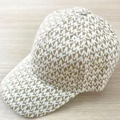 MICHAELKORS マイケルコース モノグラム キャップ ベージュ MK