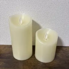 電池式　LEDキャンドルライト2個セット
