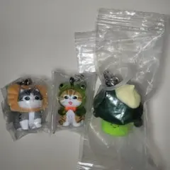 モフサンド　野菜ブロッコリー　めじるしアクセサリー　3点セットまとめ売り