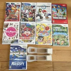 Wii ソフトセット 9本 + Wiiリモコン