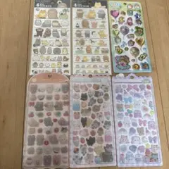 に*こ様 ふわふわドロップ コットンパフィー シール まとめ売り