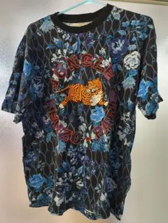 KENZO × H&M コラボ Tシャツ 花柄 トラ ロゴのサムネイル