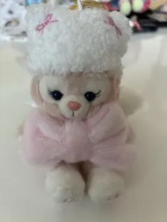 新作　香港ディズニー　冬限定リポン　リーナベルぬいぐるみキーチェーン