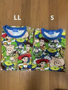 ディズニー　トイストーリーTシャツ　LLサイズ Sサイズセット
