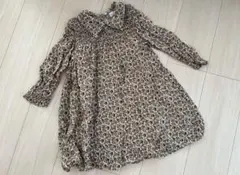ZARA kids 花柄 長袖ワンピース サイズ7 122cm