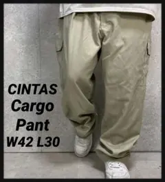 CINTAS シンタス　カーキ　カーゴパンツ　チノパンW42 L30