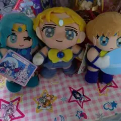 美少女戦士セーラームーン ぬいぐるみ 3体セットのサムネイル