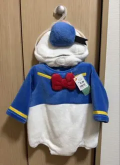 【新品未使用】ディズニー　ドナルドダック　着ぐるみ　たまごオール　70-80cm