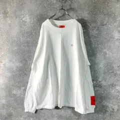 UNIVERSAL OVERALL　ロングスリーブ　ホワイト　ロゴ　プリント