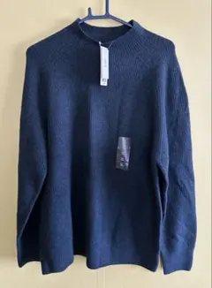 ユニクロ　3Dスフレヤーンモックネックセーター