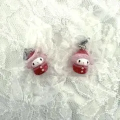 サンリオ　いちごめじるしアクセサリー　マイメロ　2点セット
