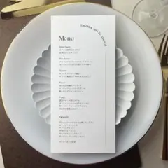 メニュー表_8　ドリンクメニュー　ウェディング　結婚式