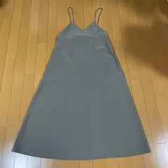 SLOBE IENA グレー キャミソール ワンピース　36サイズ