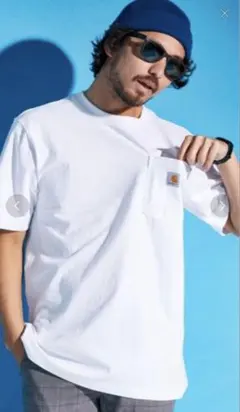 carhartt カーハート ビッグシルエット 半袖ワッペン ポケットTシャツ
