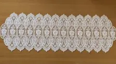 近沢レース テーブルセンター花柄大判