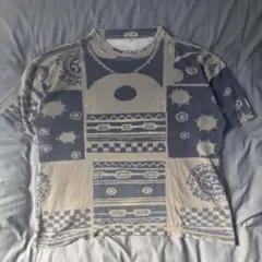 ユーロ総柄Tシャツ　90’s 80’s ヴィンテージ