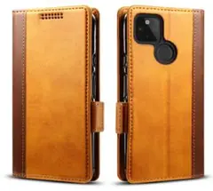 Google Pixel 5 レザーケース (Brown)