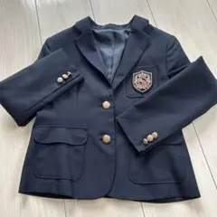 コムサイズム　女の子用　紺ブレ　金ボタン　エンブレム　ワッペン　120